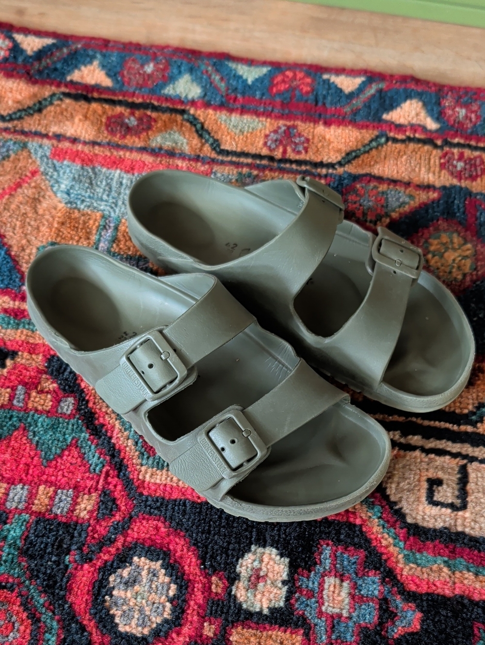 Olive Green Birkenstock Sandals 42 US 10